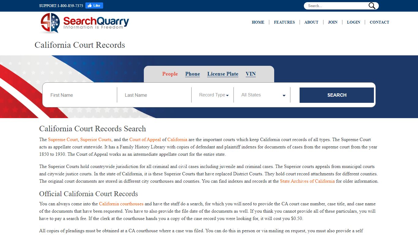 Free California Court Records | Enter a Name to View ... - SearchQuarry